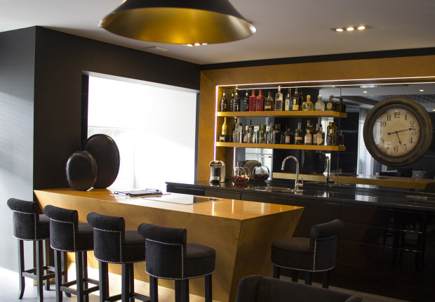 Espaço Degustação – acabamento Wax Gold & Copper